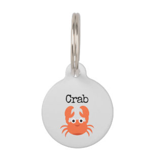 Placa Para Mascotas Cangrejo