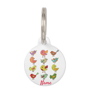 Placa Para Mascotas Cangrejos dulces multicolores Thunder_Cove
