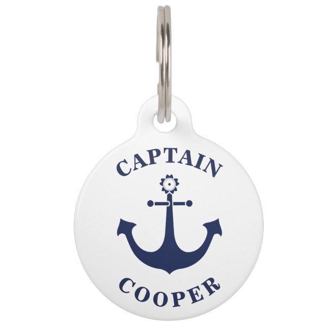 Placa Para Mascotas Capitán Cooper (Anverso)