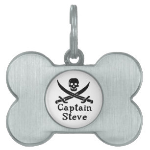 Placa Para Mascotas Capitán Steve