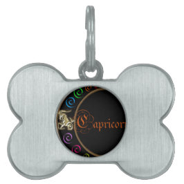 Placa Para Mascotas Capricornio