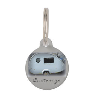 Placa Para Mascotas Caravana aerodinámica del gitano del remolque de