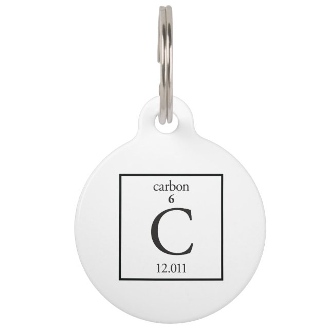 Placa Para Mascotas Carbón (Anverso)