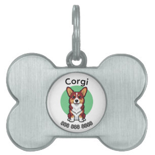 Placa Para Mascotas Cardigan Welsh Corgi