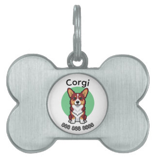 Placa Para Mascotas Cardigan Welsh Corgi
