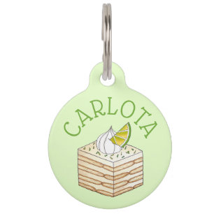 Placa Para Mascotas Carlota de Limón Cocina Mexicana Lime Icebox