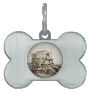 Placa Para Mascotas Carro de fotografía de Roger Fenton Realismo Fotog