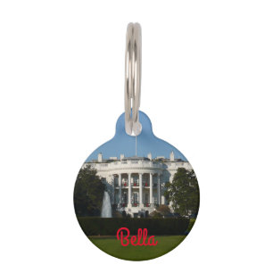Placa Para Mascotas Casa Blanca navidades de días festivos Washington 