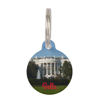 Placa Para Mascotas Casa Blanca navidades de días festivos Washington