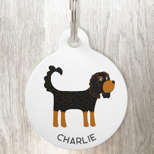 Placa Para Mascotas Cavalier King Charles Spaniel Dog Personalizado
