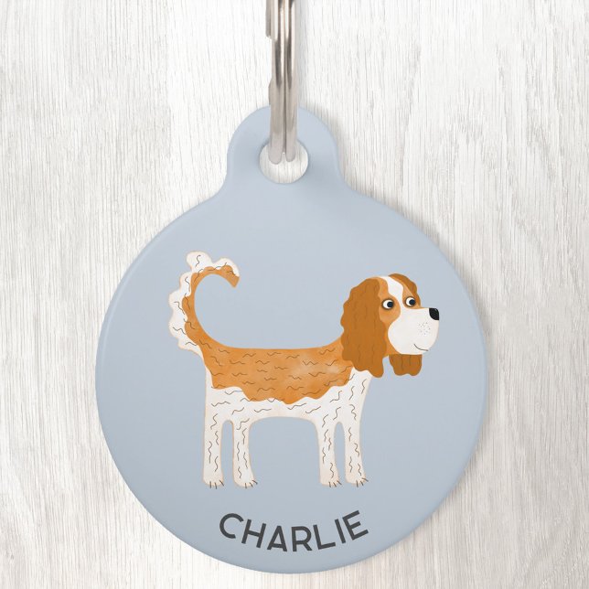 Placa Para Mascotas Cavalier King Charles Spaniel Dog Personalizado (Subido por el creador)