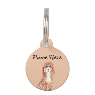 Placa Para Mascotas Cavapoo