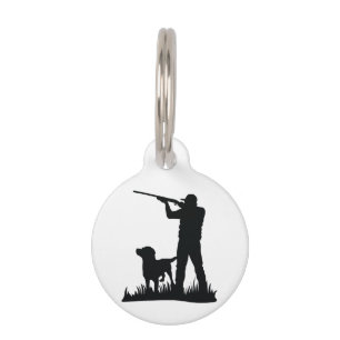 Placa Para Mascotas Cazador de aves