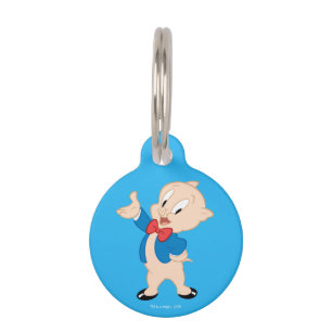 Placa Para Mascotas Cerdo poroso  Pose clásico