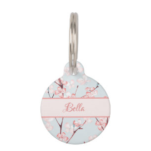 Placa Para Mascotas Cerezo en flor
