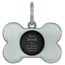 Chalkboard Black Personalized Silver