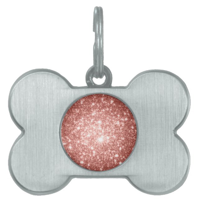 Placa Para Mascotas Champán (Frente)