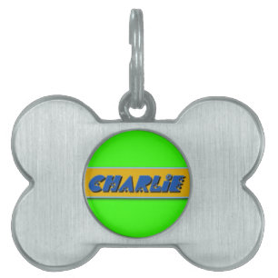 Placa Para Mascotas Charlie Pet Tag