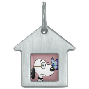Placa Para Mascotas Charlie y la Mariposa, por Natasha Nosotros  