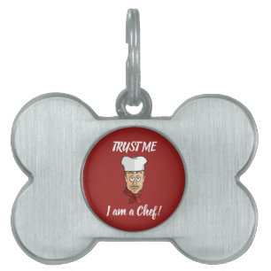 Placa Para Mascotas Chef