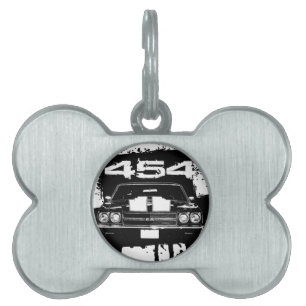 Placa Para Mascotas Chevelle 454