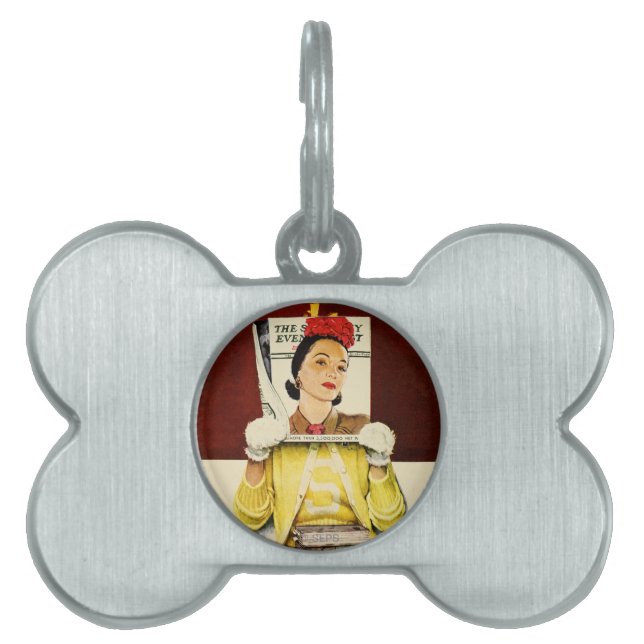 Placa Para Mascotas Chica de portada (Frente)