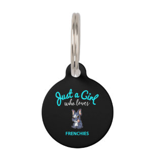 Placa Para Mascotas Chicas Bulldog Francés Niños Regalo Bulldog Francé