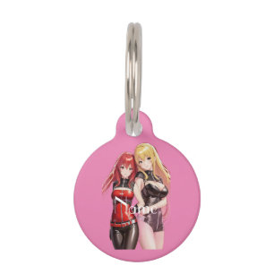 Placa Para Mascotas Chicas Cuadros Anime Thunder_Cove