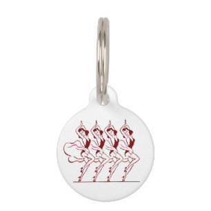 Placa Para Mascotas Chicas de baile Thunder_Cove