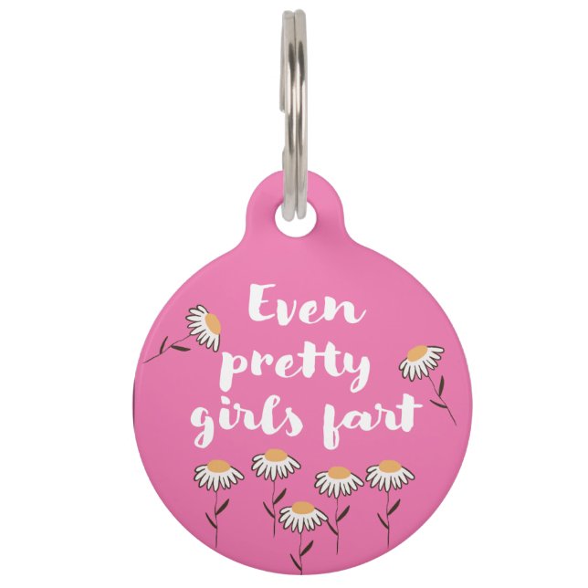 Placa Para Mascotas Chicas Lindas (Anverso)