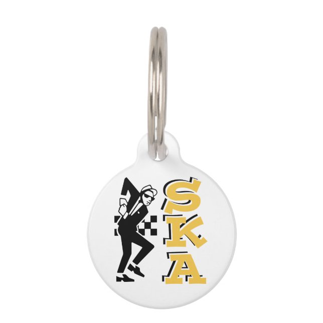 Placa Para Mascotas Chico Ska (Anverso)