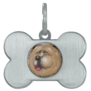 Placa Para Mascotas Chow Chow