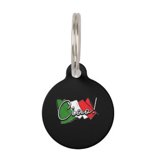 Placa Para Mascotas ¡Ciao! - Escocia italiana y europea de Venecia y L