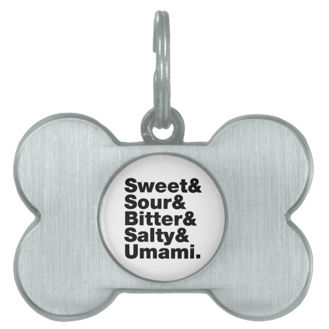 Placa Para Mascotas Cinco pruebas básicas (Frente)