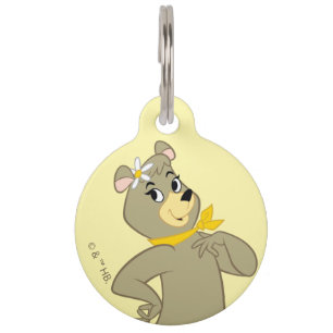 Placa Para Mascotas Cindy Bear Playful Pose
