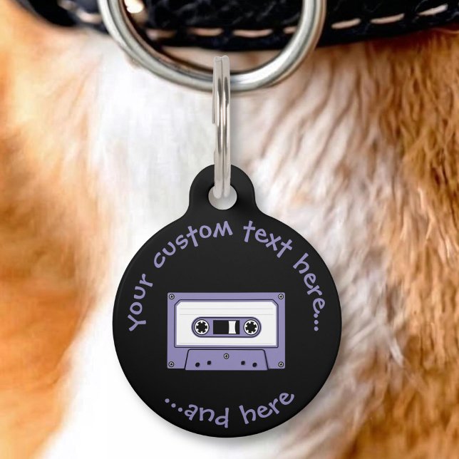 Placa Para Mascotas Cinta de casete de audio (Subido por el creador)