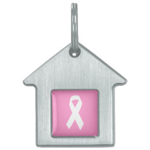 Placa Para Mascotas Cinta de sensibilización en rosa