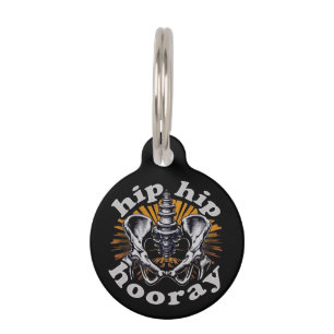 Placa Para Mascotas Cirugía de reemplazo de cadera divertida Hip Hip H