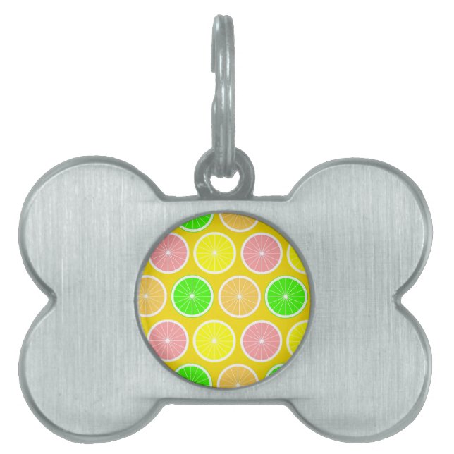 Placa Para Mascotas Citrus (Frente)