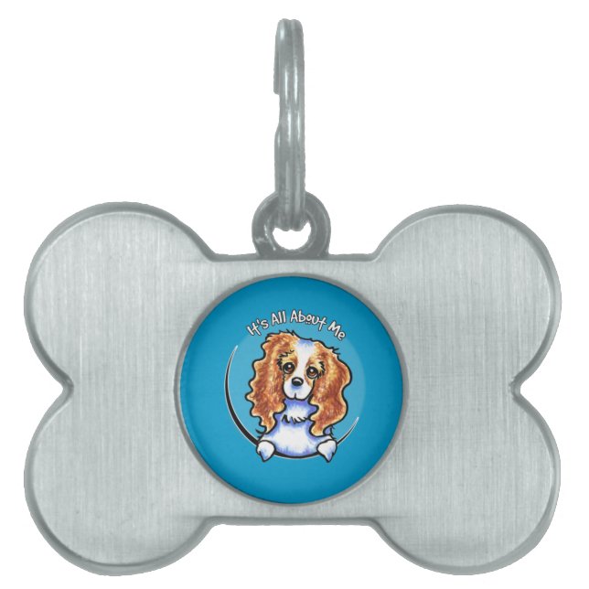 Placa Para Mascotas CKCS Blenheim IAAM (Frente)