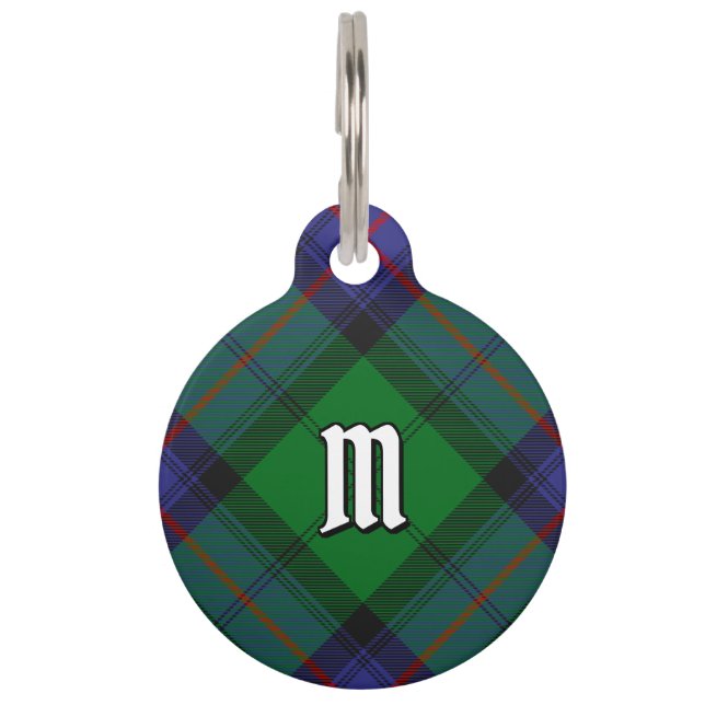 Placa Para Mascotas Clan Armstrong Tartan Pet ID Etiqueta (Anverso)
