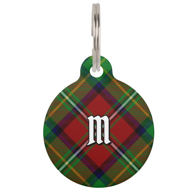 Placa Para Mascotas Clan Boyd Tartan (Anverso)