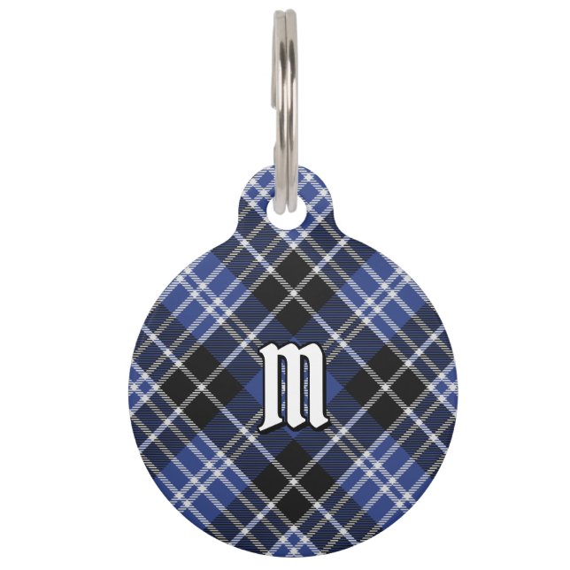 Placa Para Mascotas Clan Clark Tartan (Anverso)