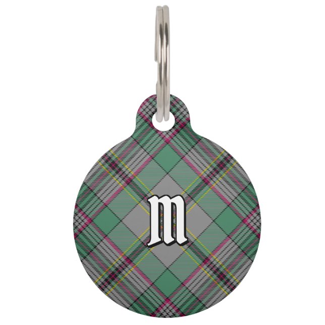 Placa Para Mascotas Clan Craig Tartan Pet ID Etiqueta (Anverso)