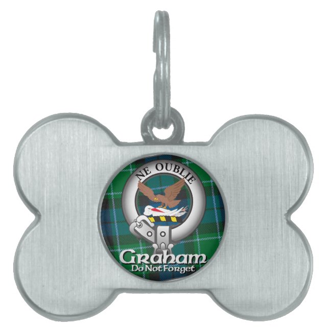 Placa Para Mascotas Clan de Graham (Frente)