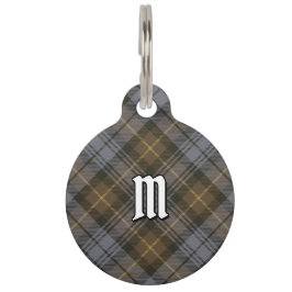 Placa Para Mascotas Clan Gordon Weathered Tartan Pet ID Etiqueta