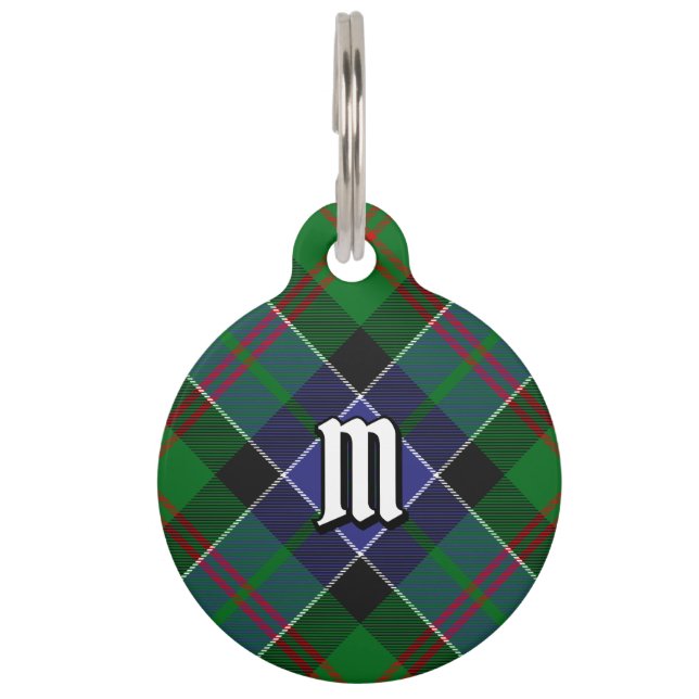 Placa Para Mascotas Clan Paterson Tartan (Anverso)