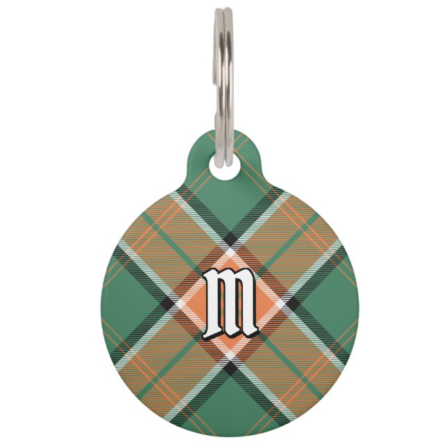 Placa Para Mascotas Clan Pollock Tartan Pet ID Etiqueta (Anverso)