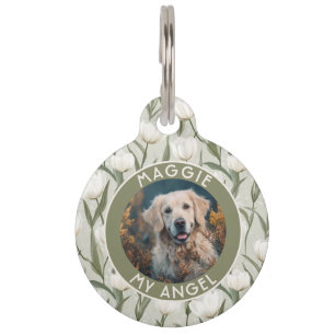 Placa Para Mascotas Clásico regalo de padre de piel personalizado Tuli