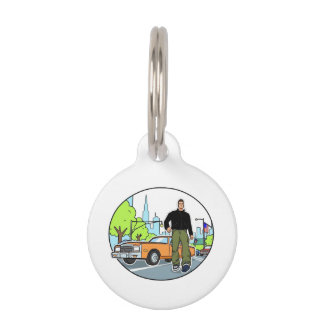 Placa Para Mascotas Claude - GTA 3